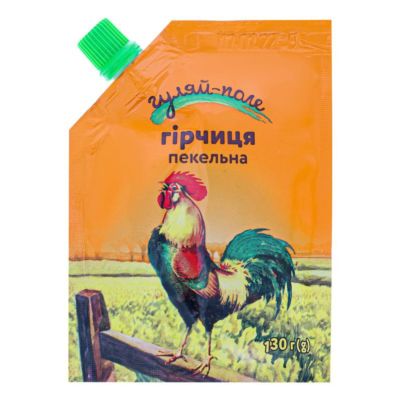 Гірчиця Пекельна Гуляй-поле дойпак 130г